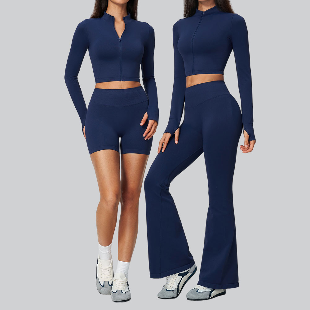 Compression Long Pant - Conjunto de chándal sin costuras para