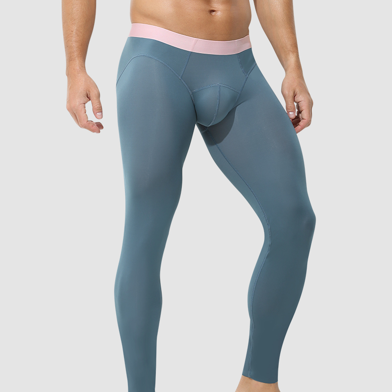 Thermal Long John - Calzoncillos largos para hombre, calzoncillos ajustados,