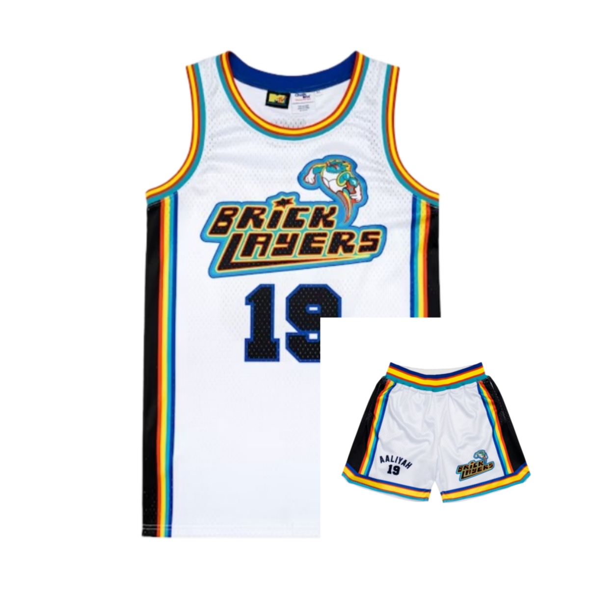 1996 Aaliyah # 19 Bricklayers  - Sleeveless Undershirt reseña y precio