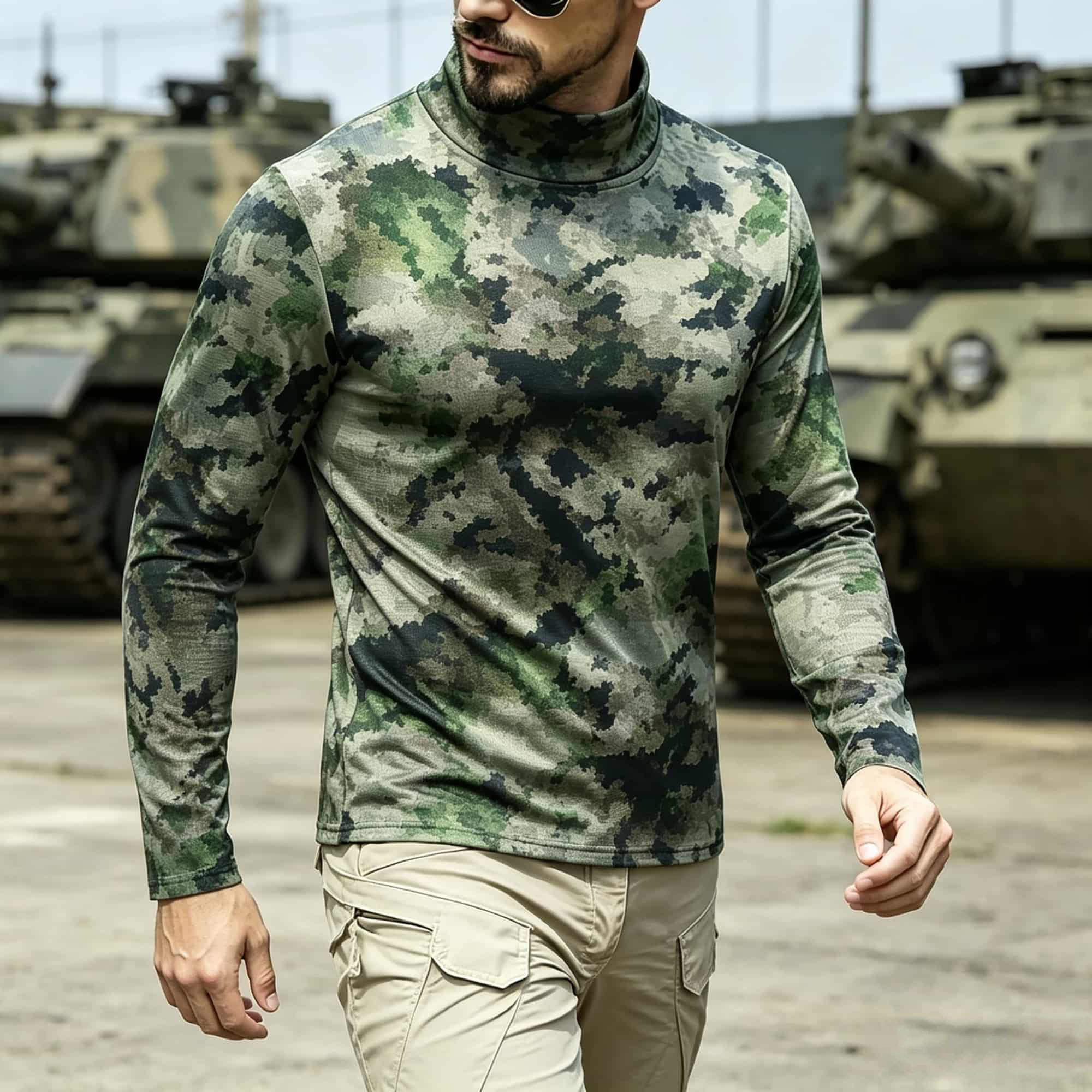 Camiseta de manga larga con cu - Base Layer Top reseña y precio